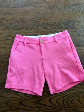 Lilly Pulitzer Bright Pink Tailored Bermuda Shorts